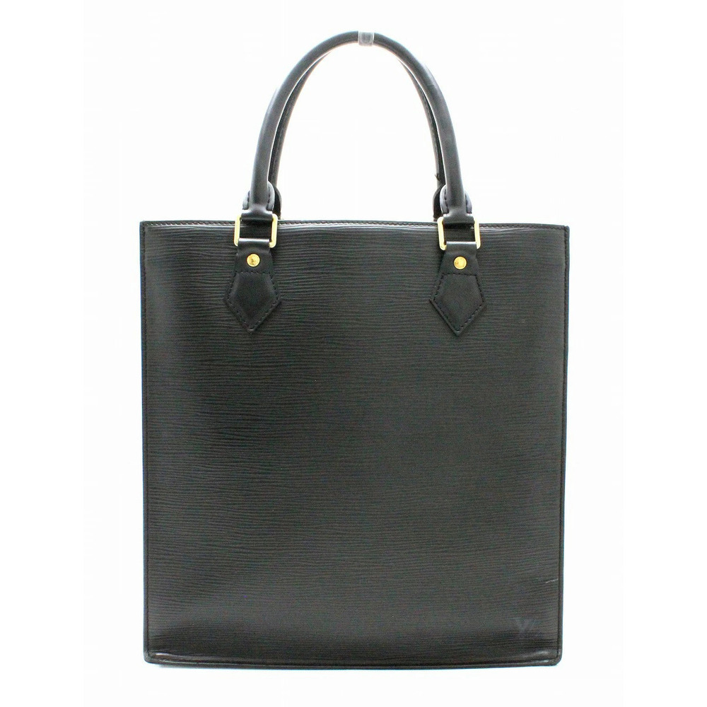 Louis Vuitton Epi Sac Plat Tote Bag Handbag Business Square Noir Black s